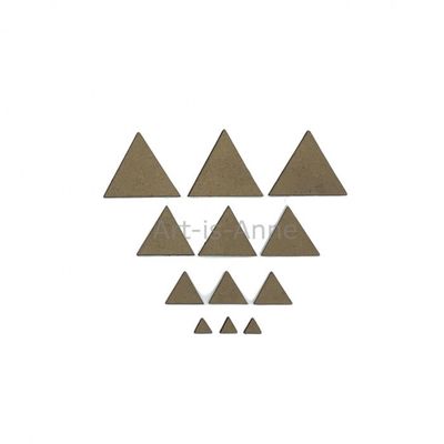 Art-Is-Anne créative - Chipboard «Multi triangle-2»