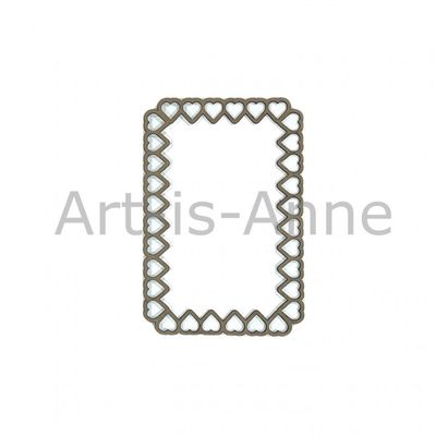 Art-Is-Anne - Chipboard « Cadre coeur»
