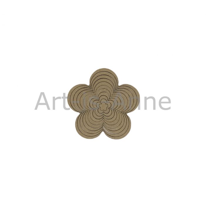 Art-Is-Anne créative - Chipboard «Multi fleur»
