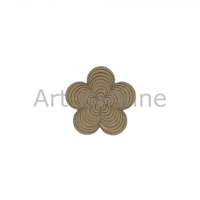 Art-Is-Anne créative - Chipboard «Multi fleur»