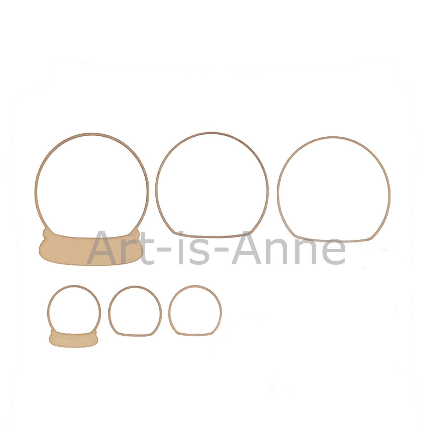 Art-is-Anne créative - Shaker Boule à neige