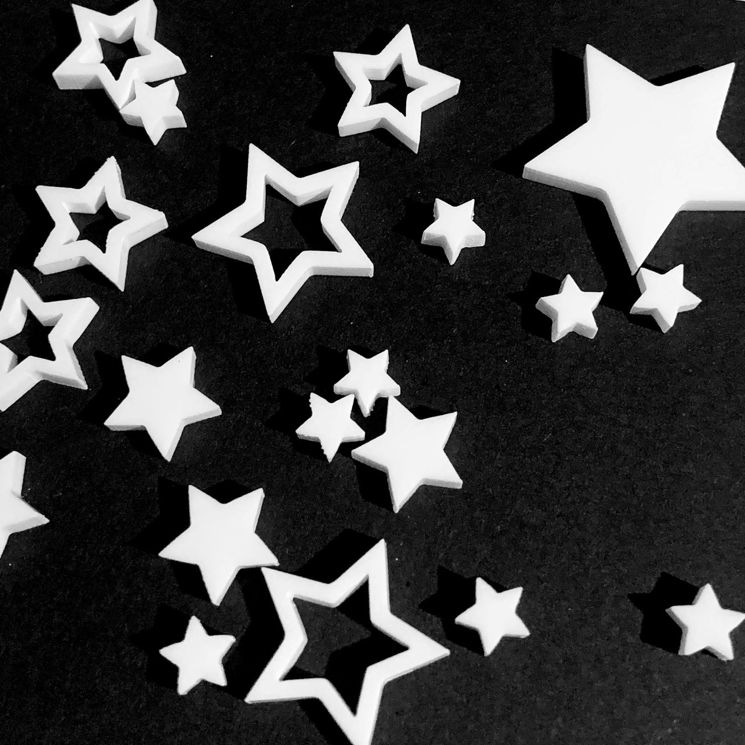 Art-Is-Anne créative - Acrylique «Mini étoile Blanc»