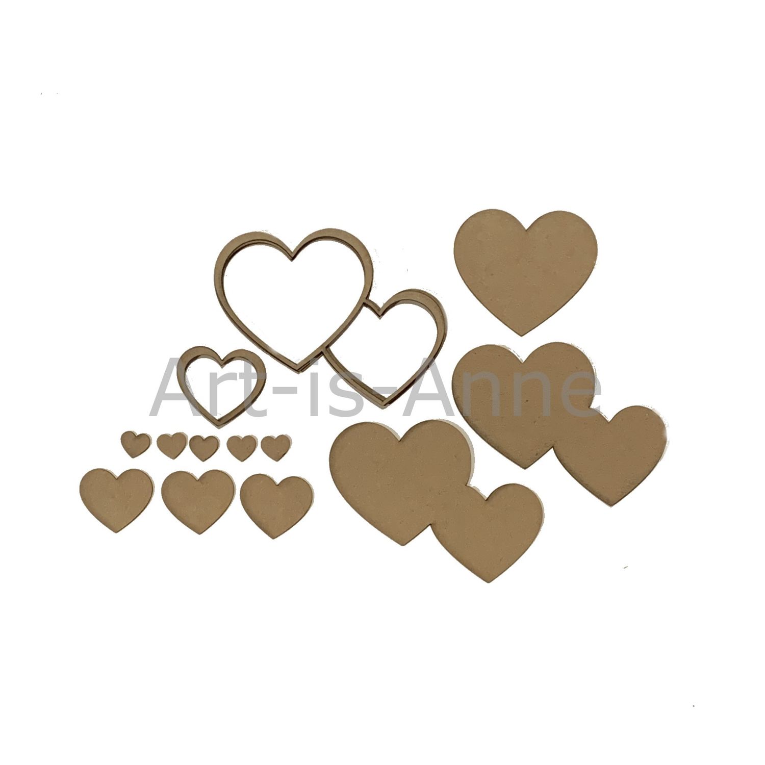 Art-is-Anne créative - Shaker Coeurs