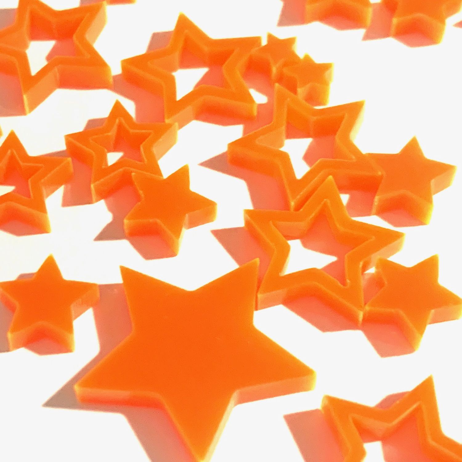 Art-Is-Anne créative - Acrylique «Mini étoile orange»