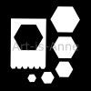 Art-is-Anne créative - Masque Hexagonal
