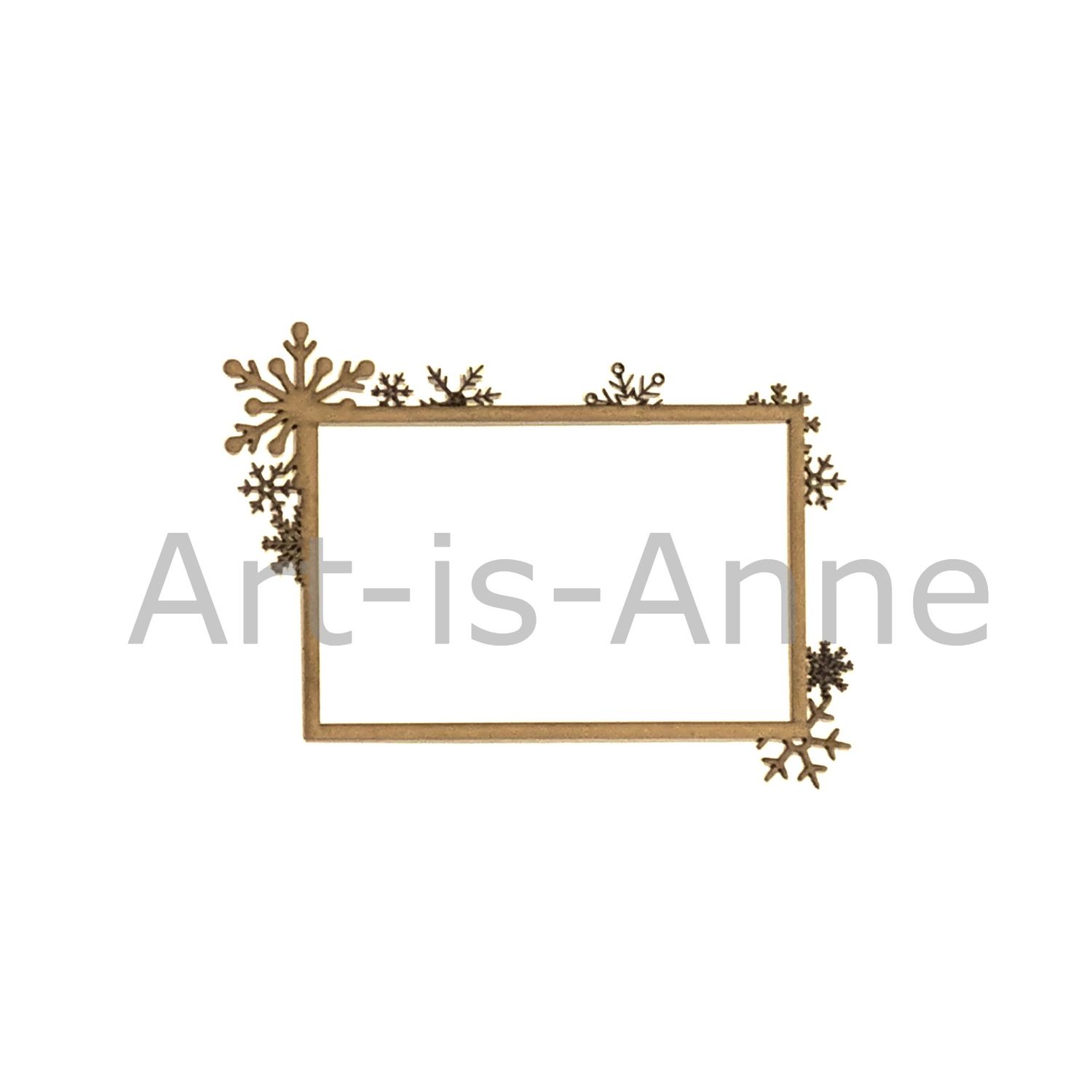 Art-is-Anne créative - Chipboard Cadres flocons