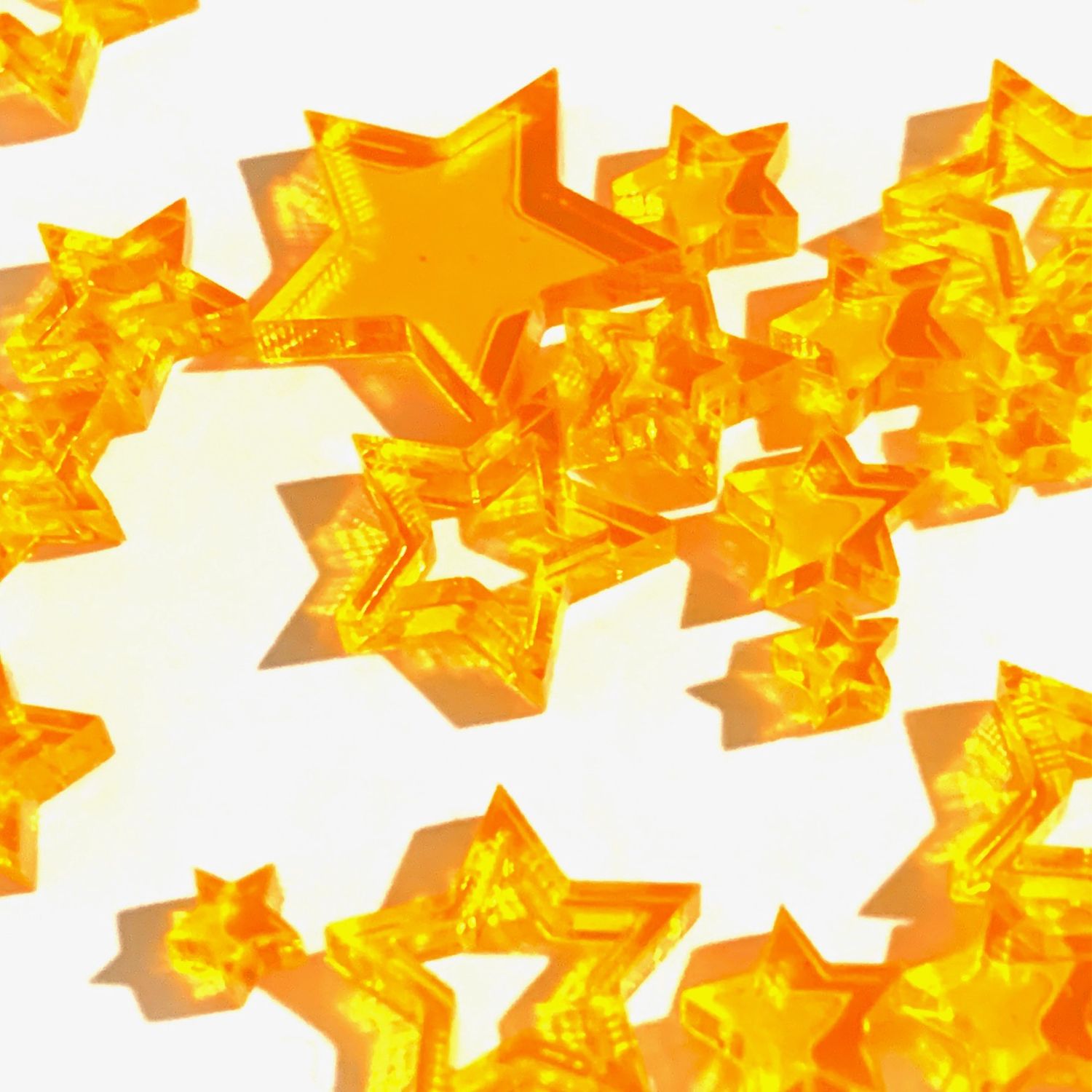 Art-Is-Anne créative - Acrylique «Mini étoile orange-2»