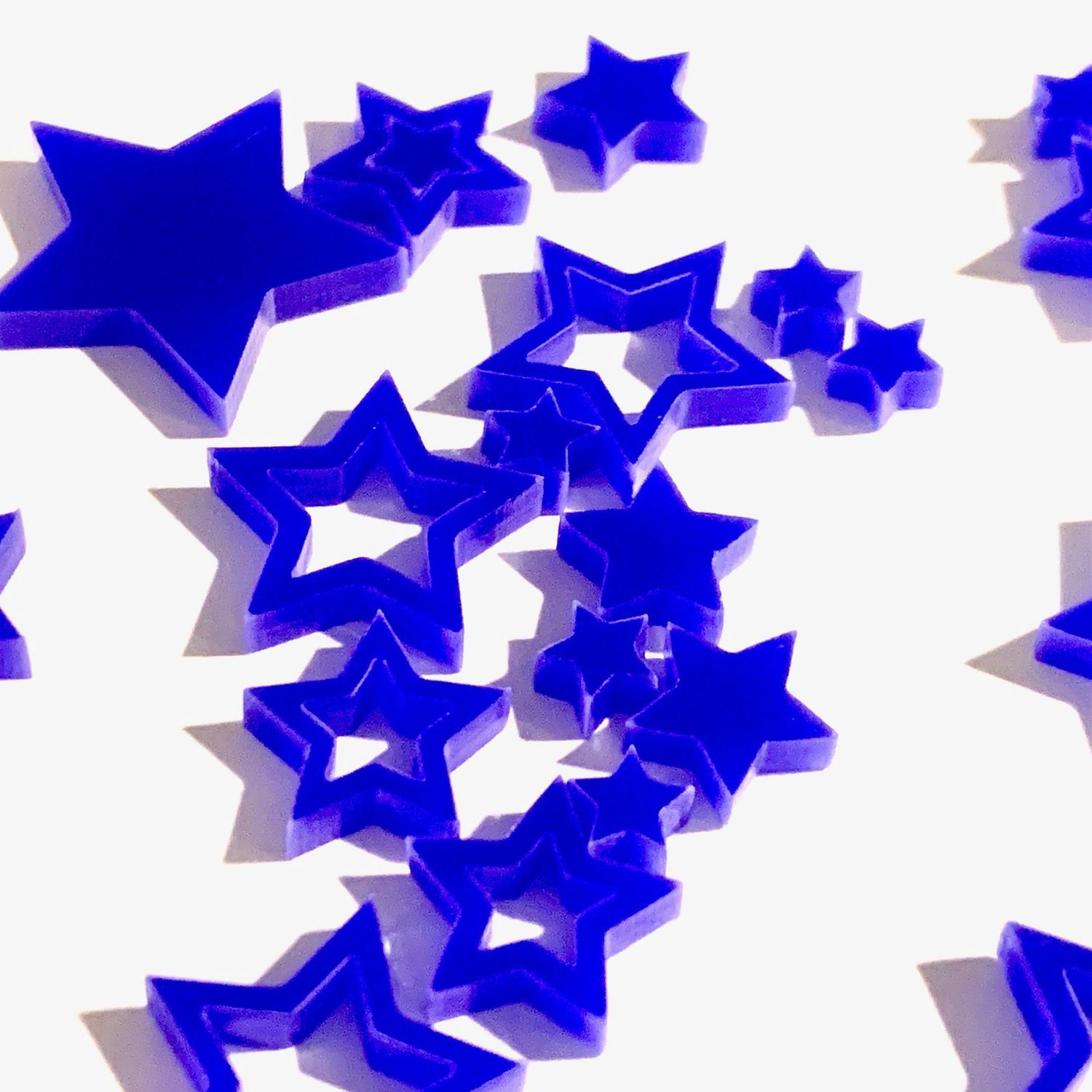 Art-Is-Anne créative - Acrylique «Mini étoile bleu»