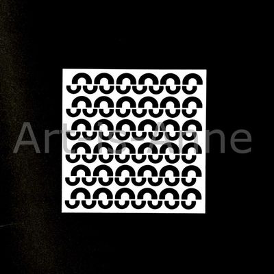 Art-is-Anne créative - Stencil 6" X 6" «Macaroni»