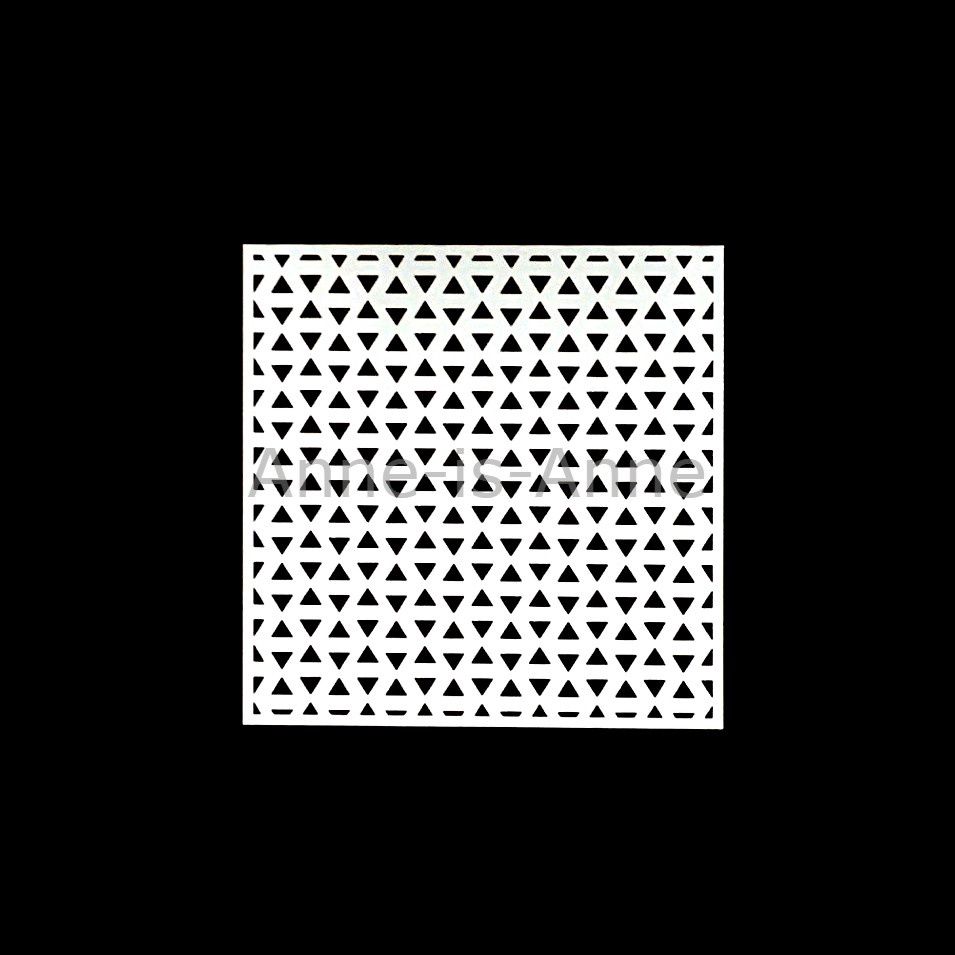 Art-is-Anne créative - Stencil 6" X 6" «Mini triangles»