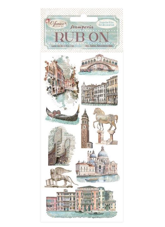 Stamperia - Rub-On Monuments Venice