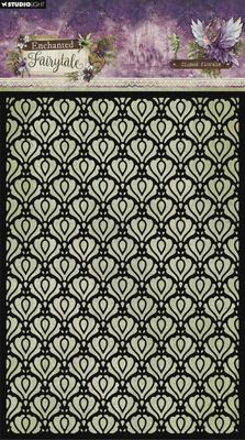 Studio light - Stencil Closed Floral Enchanted Fairytale