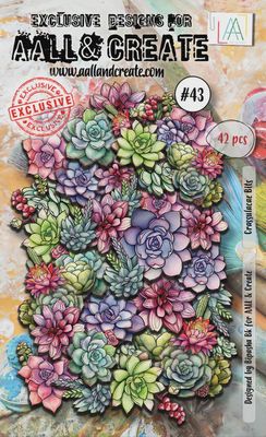 AALL &amp; CREATE - Éphémèras Crassulacae Bits, 42 pièces