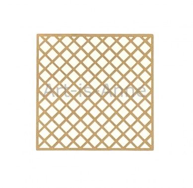 Art-is-Anne créative - Chipboard Treilli de carée