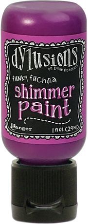Dylusions - Shimmer Paint «Funky Fushia» 1oz