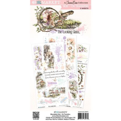 49 and Market - Rub-On The looking Glass