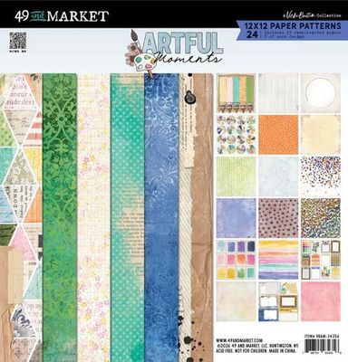 49 and Market - Papiers 12 X 12 Maxi Pad «Artful Moments» 24 pages