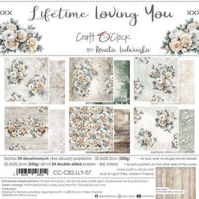 Craft O Clock - Papier 8x8 Lifetime Loving You