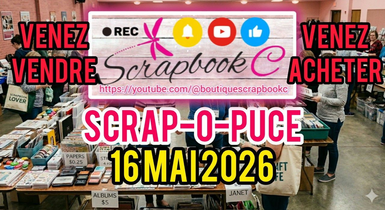 Scrap-O-Puce, (location de table)