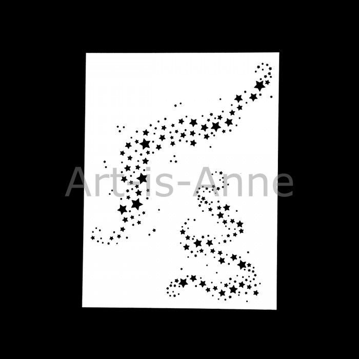Art-is-Anne créative - Stencil 6x8 «Firmament»