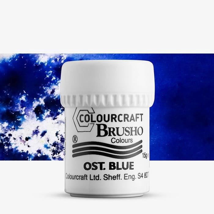 Colourcraft - Brusho Colour Ost. Blue 15g