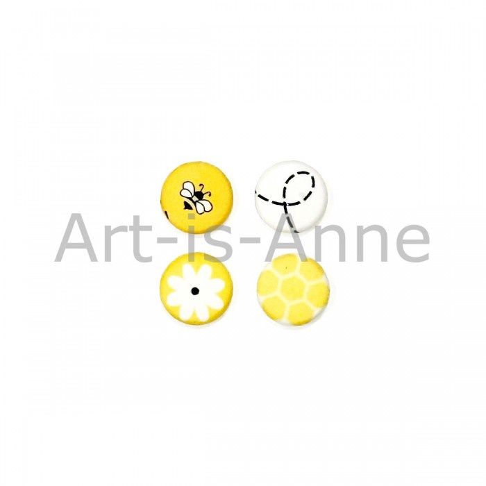 Art-is-Anne créative - Badge Abeille