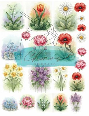 Le Chaos créatif - Washi Tape Fleurs