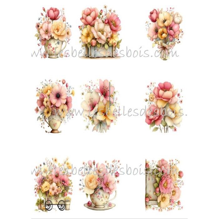 Les Belles des Bois - Duetto ATC Des fleurs pour toi 1