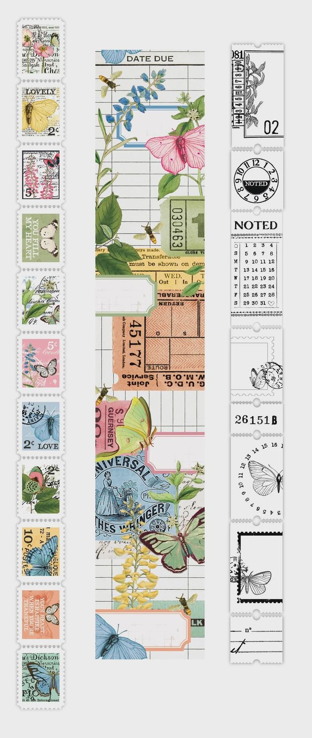 Arden Creative Studio - Éphémèras en rouleau de timbre Field note