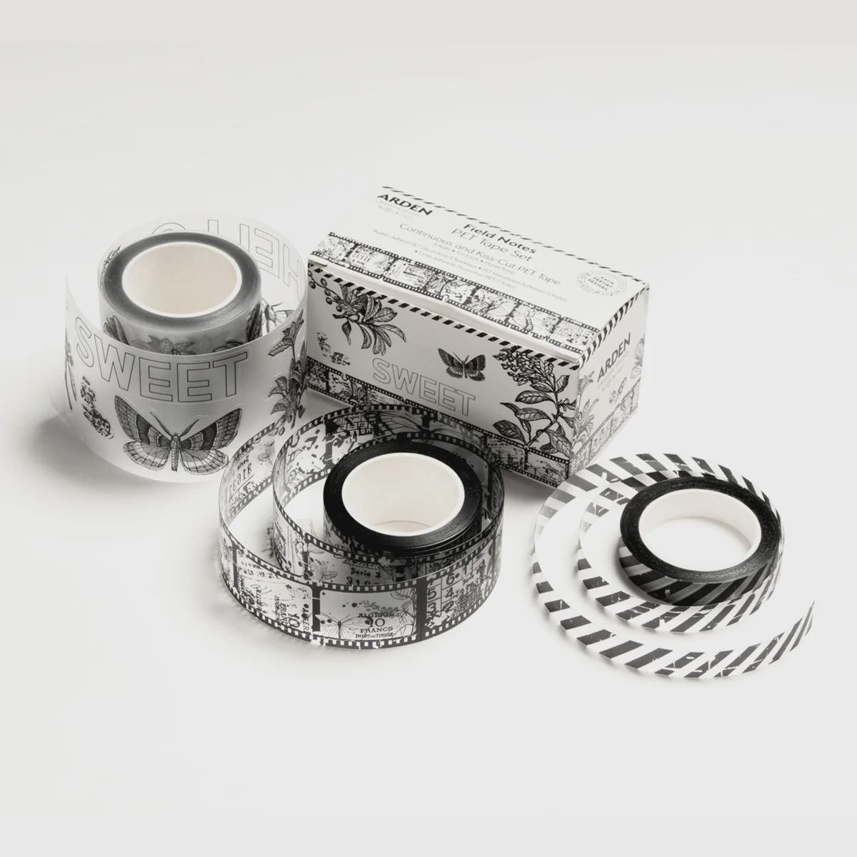 Arden Creative Studio - PET tape en rouleau de timbre Field note