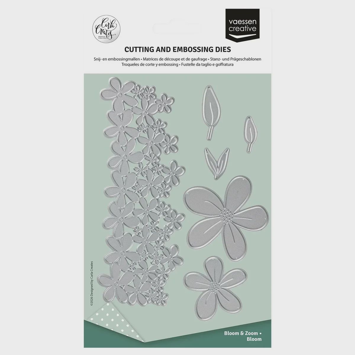 Vaessen Creative - Die Bloom, 6 pièces