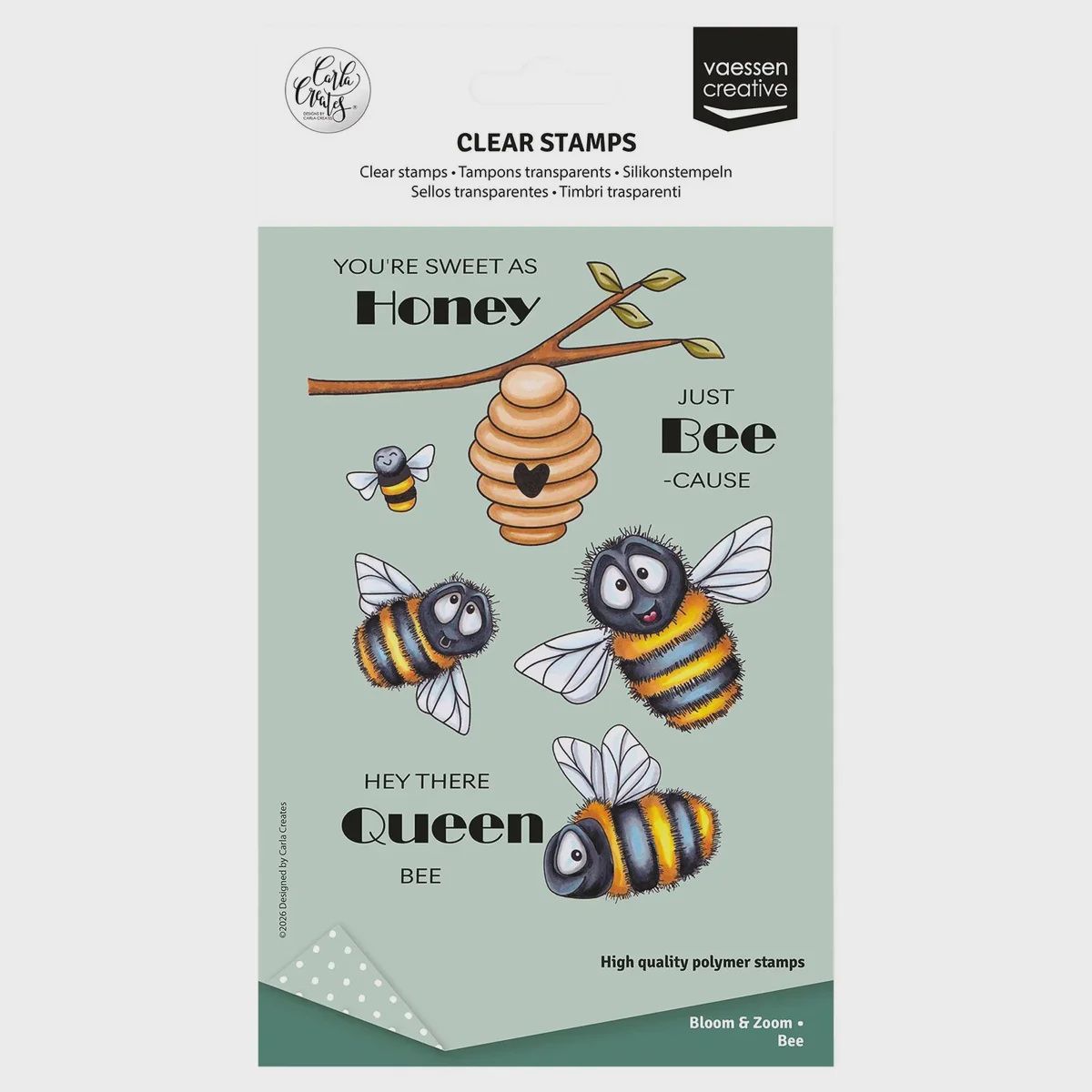 Vaessen Creative - Étampes Abeille, 13 pièces