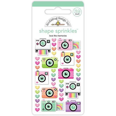 Doodlebug - Enamel Dots Love the Memory