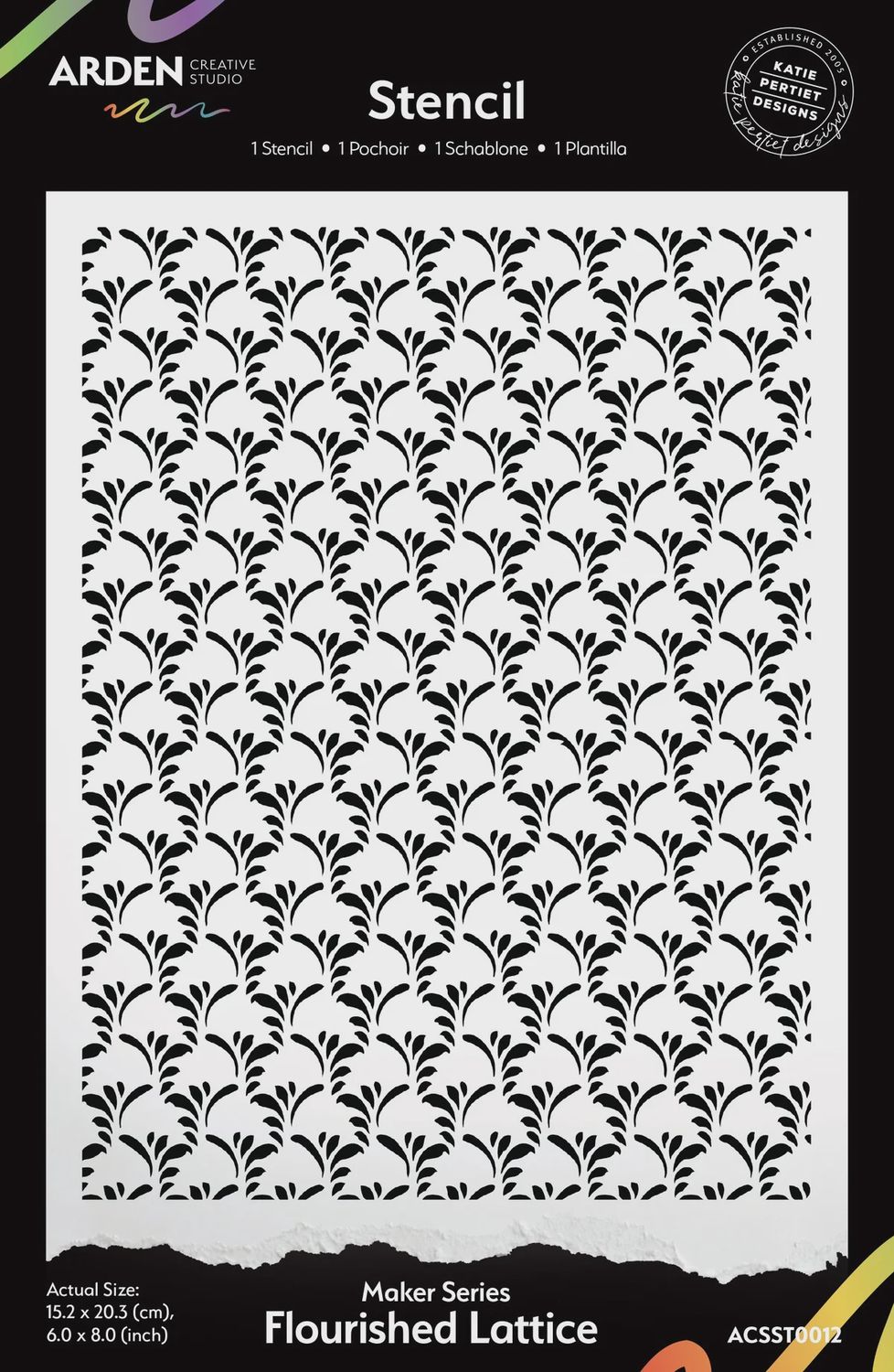 Arden Creative Studio - Stencil collection «Flourished Lattice»