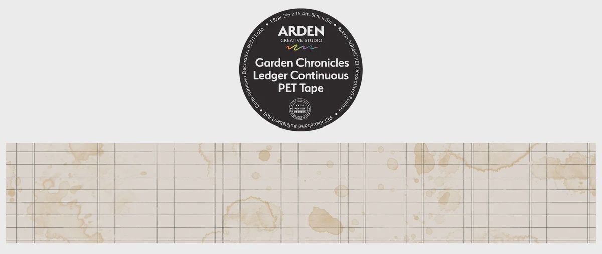 Arden Creative Studio - Ruban en acétate collection «Ledger Continuous»
