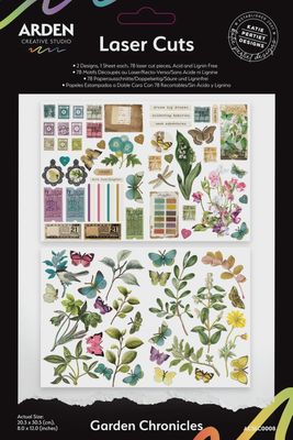 Arden Creative Studio - Éphéméra Pack prédécoupés «Garden Chronicles»