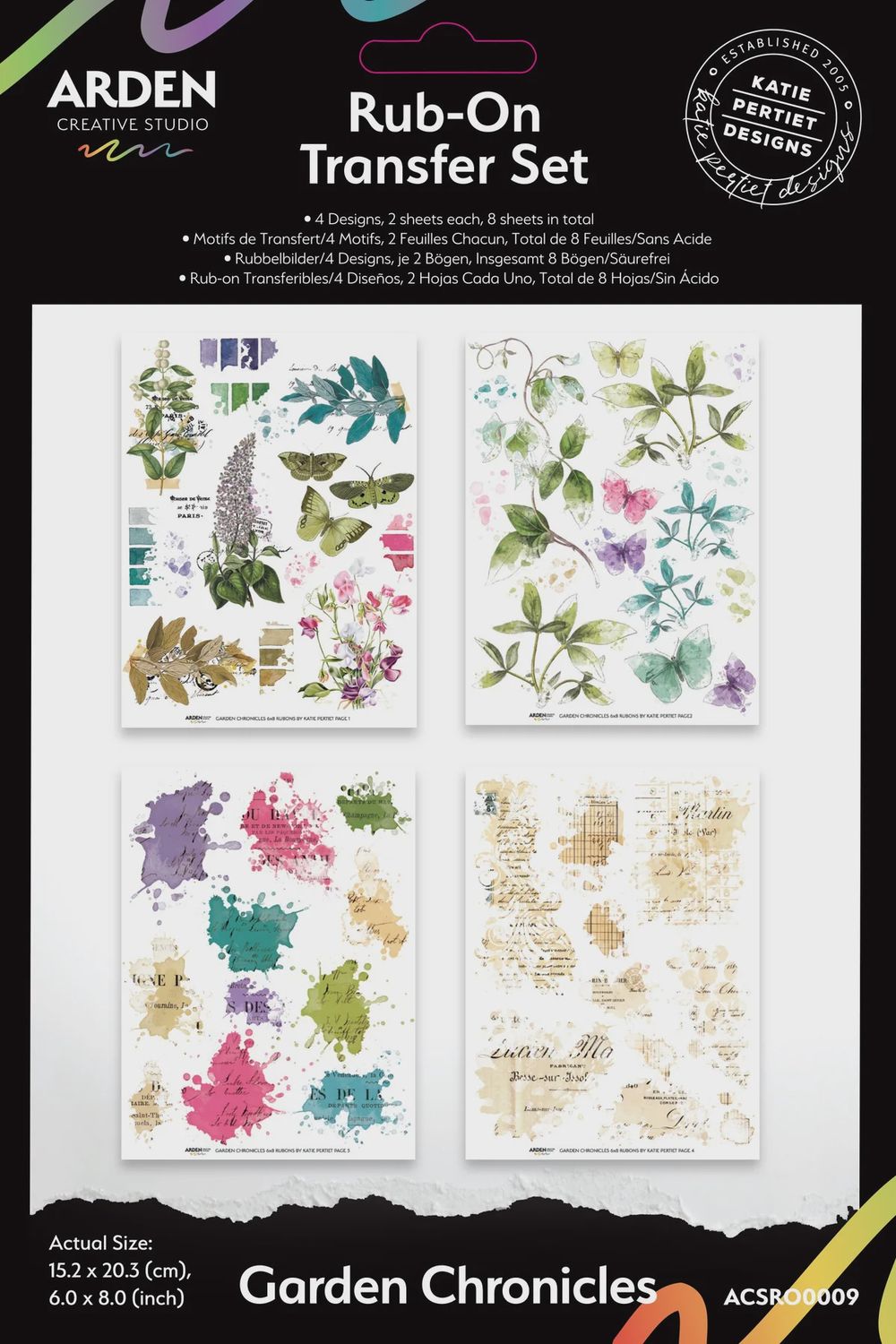 Arden Creative Studio - Rub-On «Garden Chronicles»