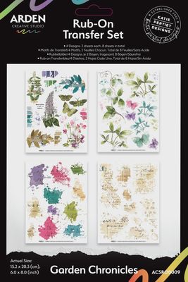 Arden Creative Studio - Rub-On «Garden Chronicles»