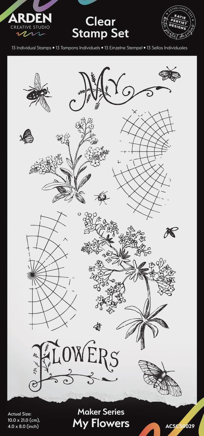 Arden Creative Studio - Étampe «My Flowers»