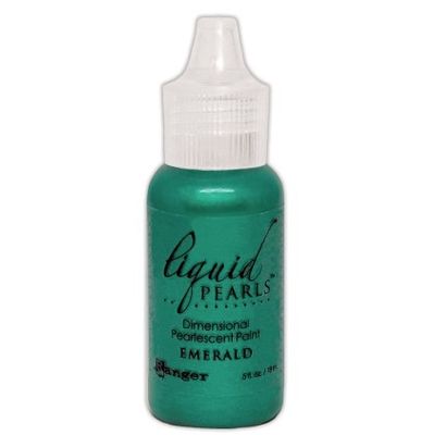 Liquid Pearls - Peinture dimensionelle «Emerald»
