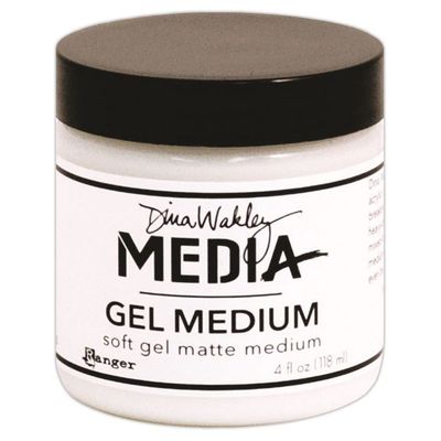 Dina Wakley - Gel Medium soft and matte 4oz