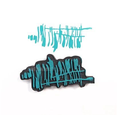 LIQUIDATION!!! ArtFoamies - Étampe en mousse Far out (Le prix indiqué est déjè réduit de 40%)