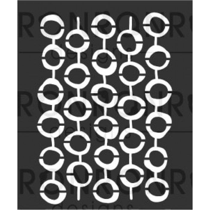Ronron designs - Stencil Marika Lemay Connexion 3.5X4"