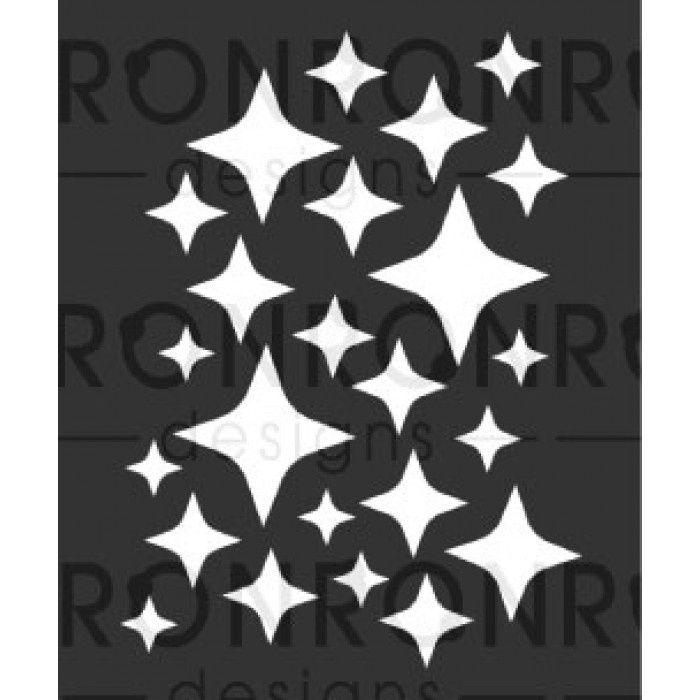 Ronron designs - StencilScintillement 3.5X4"