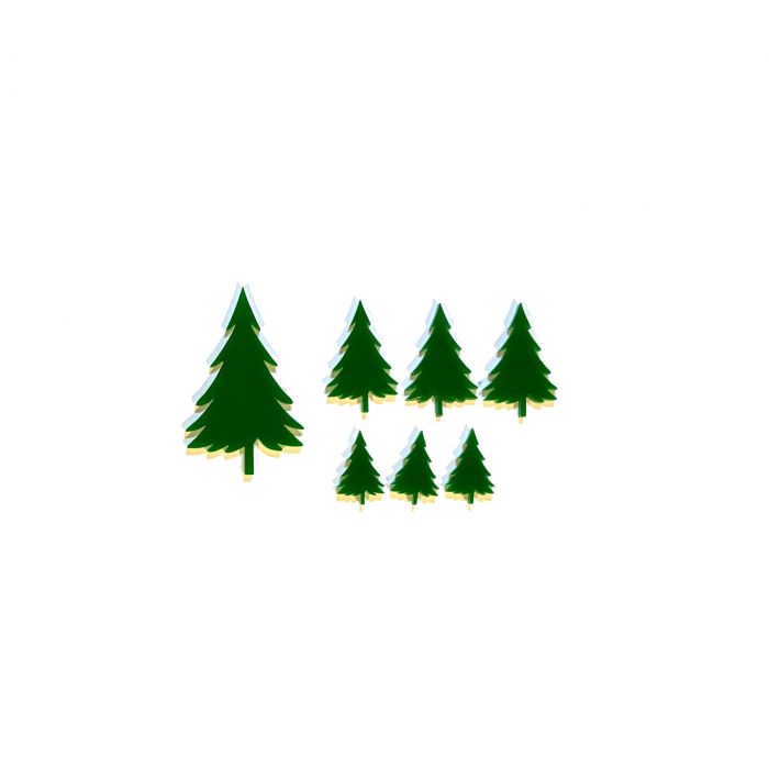 Art-is-Anne créative - Acrylique Mini sapin vert-1