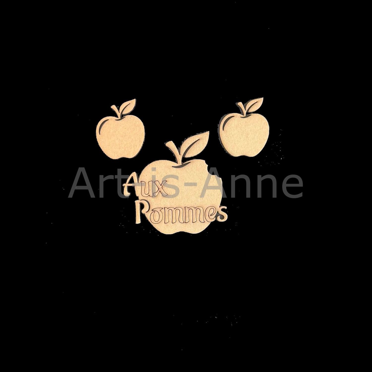 Art-is-Anne créative - Chipboard Aux pommes