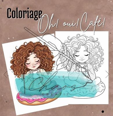 Le Chaos créatif - Album à Colorier Oh! Oui! Café!
