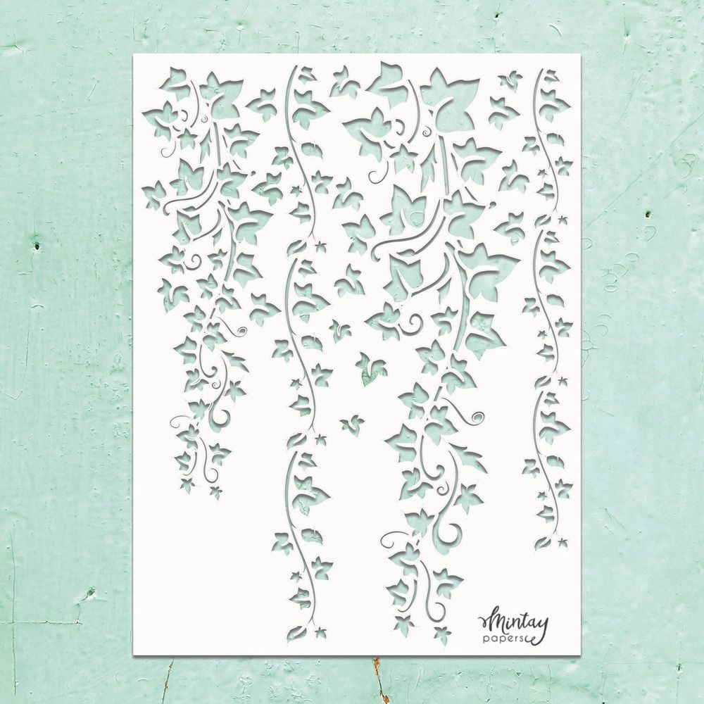 Mintay - Stencil 6x8, Ivy