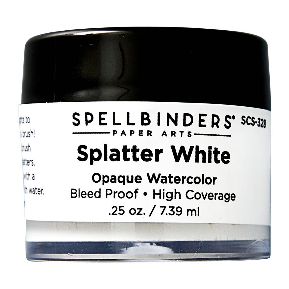 Spellbinders - Splat Watercolor Blanc