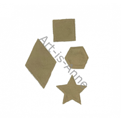Art-is-Anne créative - Formes en tissu Beige-13